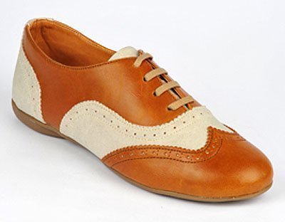 Zapatos Oxfords bicolor de Al Pie